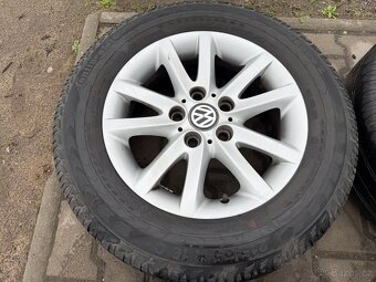 4x al kola 5x120 16 + pneu letní 215/65 R16C - 4