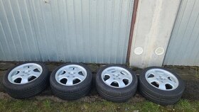 Alu kola 15" 4x100 sada s pneu - 4