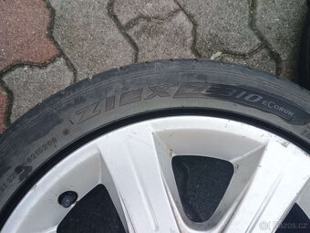Alu disky Fiat Punto R15 + Falken 195/45 R15 78V letní - 4ks - 4