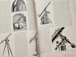 Starožitný atlas astronomie 1898 hvězdářství mapy teleskop - 4