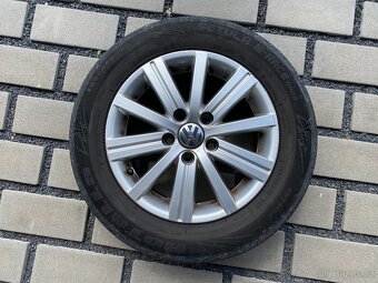 org. ALU kola Volkswagen Golf R15, pneumatiky 195/65 R15 - 4