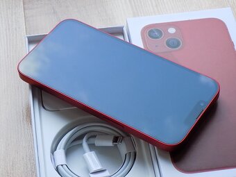 APPLE iPhone 13 128GB Red - ZÁRUKA - TOP STAV-100%bat. - 4