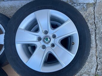 Alu kola 5x112. r16.Letní pneu 205/55/16.Škoda,Vw,Audi,Seat. - 4
