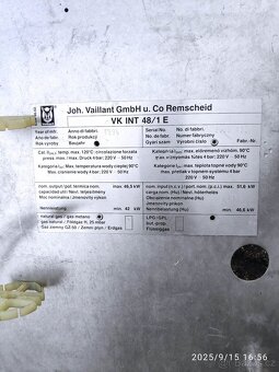 Vailant VK INT 48/1E, 42kW; r.v. 1994, hořáky a výměník - 4