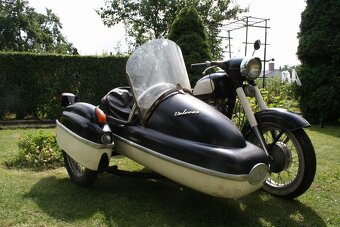 Jawa 350 + sidecar + vozík PAV - 4