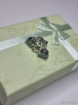 Naušnice s diamantem ( moissanit ) - 4