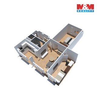 Prodej bytu 3+kk, 64 m², Ostrava, ul. Sokolovská - 4