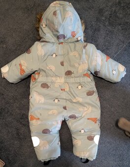 Zimní kombinéza, rozměr 68-74 - 4