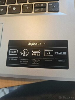 Prodám notebook Acer Aspire Go 14 Pure Silver - 4