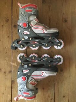 Kolečkové brusle TRULY + chrániče - 4