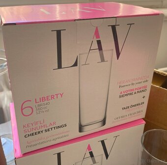 Nádobí - talíře, misky, příbory, skleničky - NOVÉ - 4