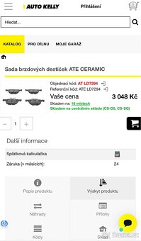 Brzdové destičky - 4