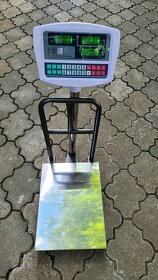 Digitální můstková váha TCS do 150kg 30x40cm 20g s opěrkou - 4