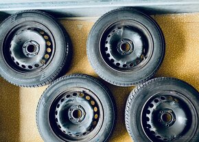 ZIMNÍ PNEU 195/65 R15 + disky 5x114,3 se senzory Renault - 4