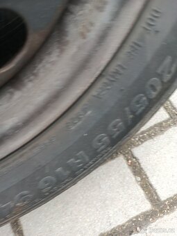 Letní pneu 205/55/R16 zánovní pneu 5x112 - 4