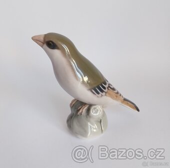 Porcelánová figurka ptáčka - Kodaň - 4