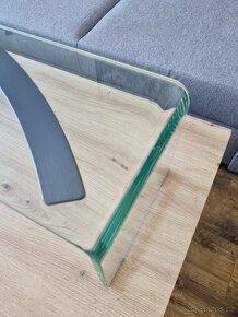 Sklenĕný stojan pod TV + stojan pro TV - 4