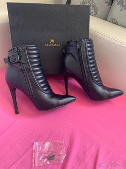 Nádherné kožené kozačky zn.B. Cavalli/top stav/nové - 4