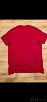 Červené Adidas triko pánské - 4