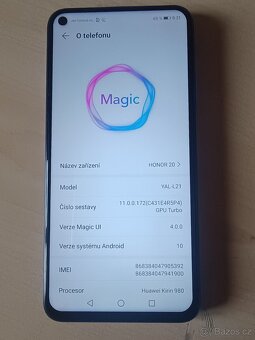 Prodám Honor 20 Lite modrý - 4