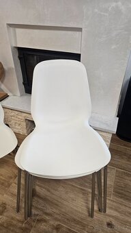 Jídelní židle Ikea bílé 5ks - 4