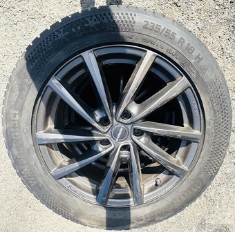 Alu kola 5x112 R18 Borbet zimní 235/55/18 Škoda Kodiaq,Toura - 4
