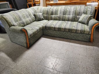 Sedací souprava rohová rozkládací s křeslem - 4