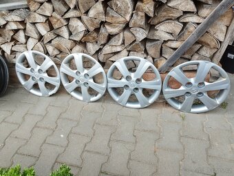 P: Plech. disky R14 Accent III Rio II + poklice a matice - 4