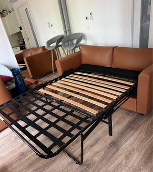 Kožená Sedačka VIMLE z IKEY 190cm, 2místná rozkládací - 4