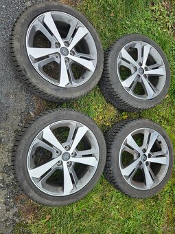 Peugeot Alu kola 17"+ zimní pneumatiky 225/45 R17. - 4