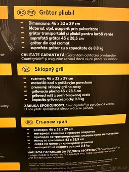 Skládací gril, nový - 4