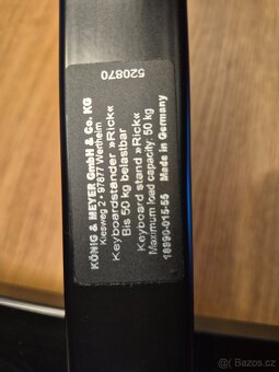 Stojan na klávesy a stolička - 4