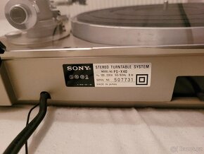 Prodám gramofon Sony PS X 40 direct drive z konce 70.let - 4