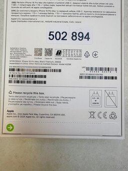 Apple Iphone 16 Pro Max, 256Gb,Záruka 2 roky,Black Titanium - 4