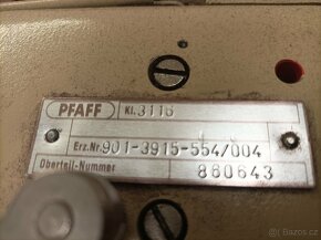 Dirkovací stroj Pfaff - 4