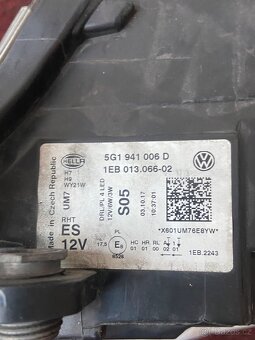 VW Golf 7, přední světla facelift r.v.. 2018 - 4