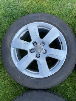 Audi r17 5x112 + letné pneu - 4