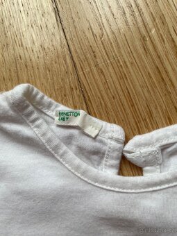 Bavlněné tričko Benetton vel. 80 nové - 4