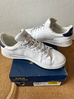 Bílé tenisky Ralph Lauren - 4