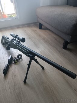 L96 SNIPER RIFLE + UPGRADE | AIRSOFT - 4