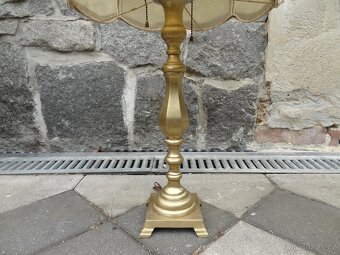 Stolní lampa starožitní. Mosaz. - 4