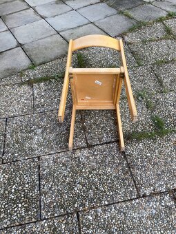 Dřevěné, nerozbitné, kvalitní židle 7 ks - 4