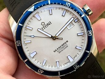 Titoni model Seascoper white - blue orig. hodinky, stav NOVÉ - 4