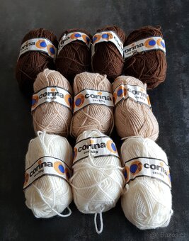Pletací příze – klubíčka Corina (10x50 g) - 4