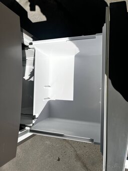 Francouzská lednice Haier 200 cm Pouzita - 4