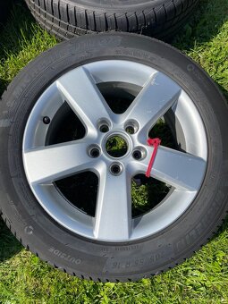 ALU letní s ada originál VW 205/55 R16 91V 5x112 jako nová - 4