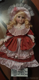 Panenka"Dáma", porcelánová, 45x20cm - 4
