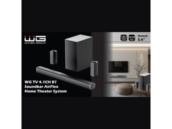 WG AirFlex Soundbar domácí kino nové, nerozbalené - 4