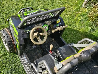 Dětské elektrické auto Peg-Pérego Polaris Ranger RZR + vlek - 4