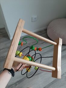 Dřevěný labyrint hlavolam pro děti ikea - 4